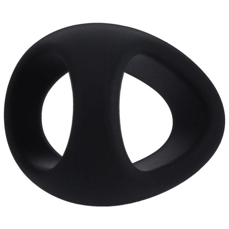 Stirrup Silicone Cock Ring Onyx - Adult Toys