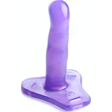 Strap U Comfort Ride Harness with 7 - Inch Purple Dildo – PVC & Nylon - Adult Toys