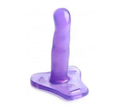Strap U Comfort Ride Harness with 7 - Inch Purple Dildo – PVC & Nylon - Adult Toys