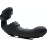 Strap U Slim Rider - Vibrating Silicone Strapless Strap - On Dildo - Adult Toys