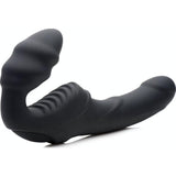 Strap U Slim Rider - Vibrating Silicone Strapless Strap - On Dildo - Adult Toys