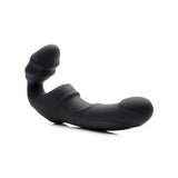 Strap U Slim Rider - Vibrating Silicone Strapless Strap - On Dildo - Adult Toys