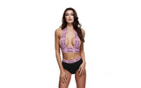 Strappy Princess Logo Elastic Booty Short Set 2 Pc - Naughty by Nature Adult Store