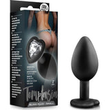 Temptasia Bling Plug Small Black - Adult Toys