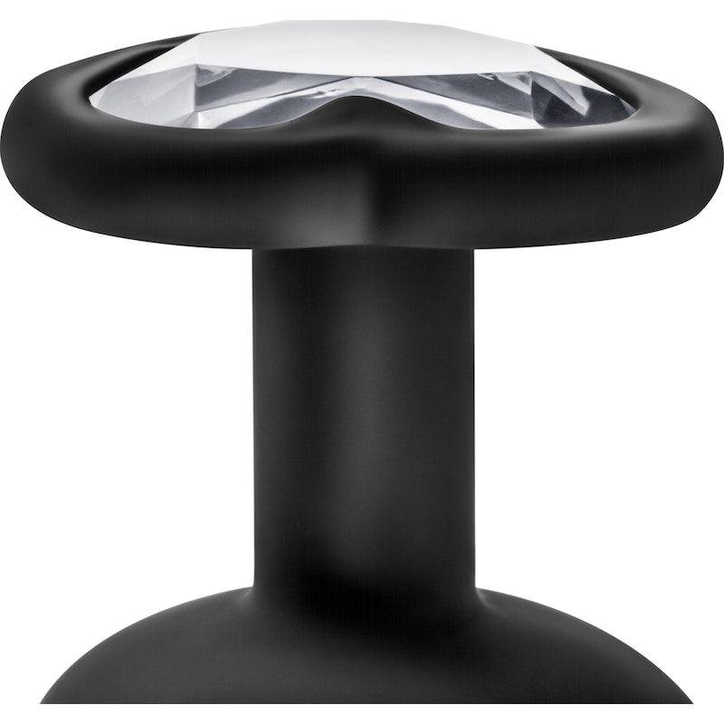 Temptasia Bling Plug Small Black - Adult Toys