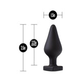 Temptasia Spank Me Butt Plug Black - Adult Toys