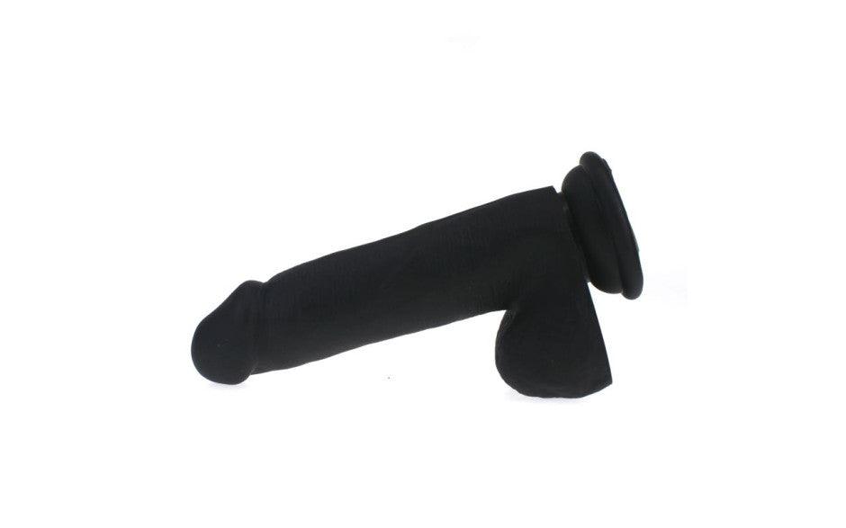 Thick Realistic Cock w Balls Black - Naughty by Nature Adult Store