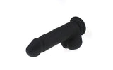 Thick Realistic Cock w Balls Black - Naughty by Nature Adult Store