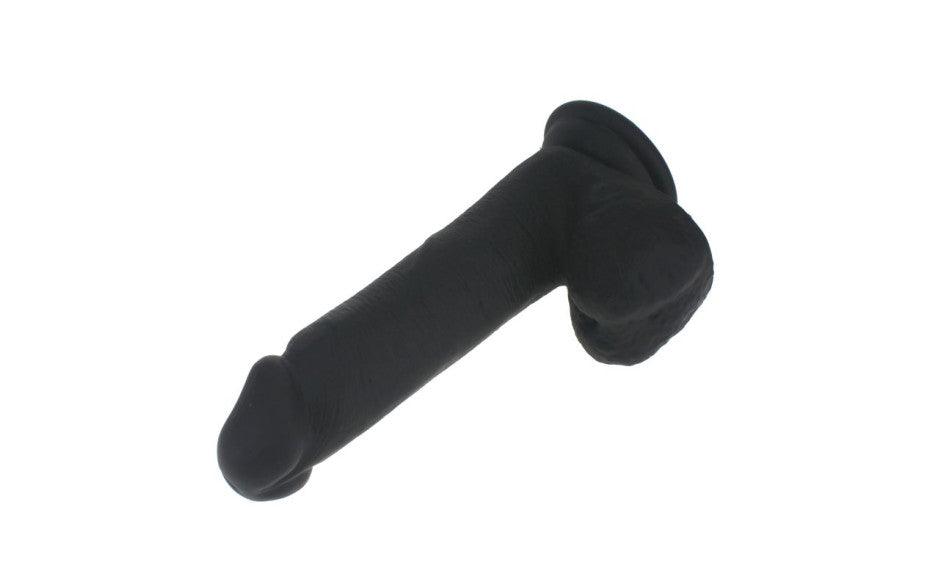 Thick Realistic Cock w Balls Black - Naughty by Nature Adult Store