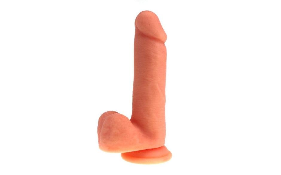 Thick Realistic Cock w Balls Flesh - Naughty by Nature Adult Store