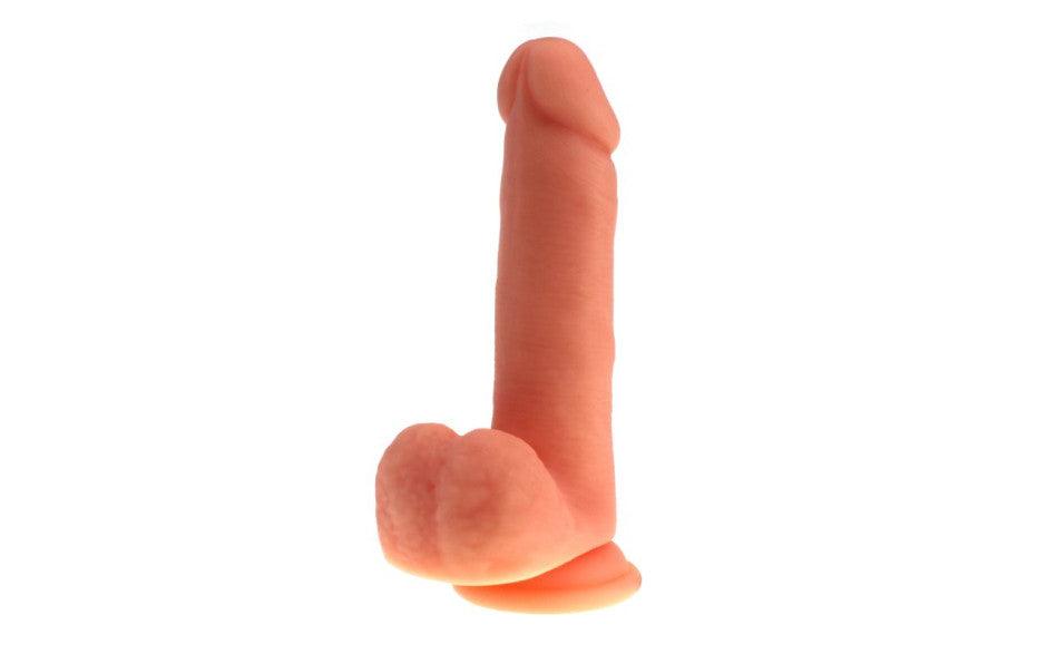 Thick Realistic Cock w Balls Flesh - Naughty by Nature Adult Store