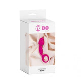 ToDo Bong Anal Plug – Small Silicone Anal Toy with Easy - Pull Loop, Pink - Adult Toys