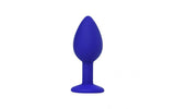 ToDo Brilliant Anal Plug – Blue Silicone Beginner Toy | 7cm x 2.8cm - Adult Toys