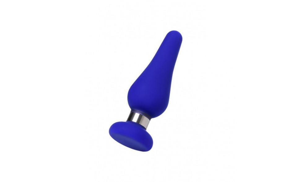 ToDo Classic Anal Plug – Blue Silicone Stimulation Toy – 10cm x 3cm - Adult Toys