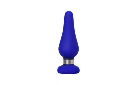 ToDo Classic Anal Plug – Blue Silicone Stimulation Toy – 10cm x 3cm - Adult Toys