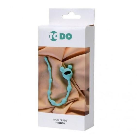 ToDo Froggy Anal Chain Teal - Adult Toys