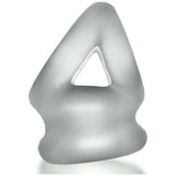 Tri Squeeze Cocksling Ballstretcher Clear Ice - Adult Toys