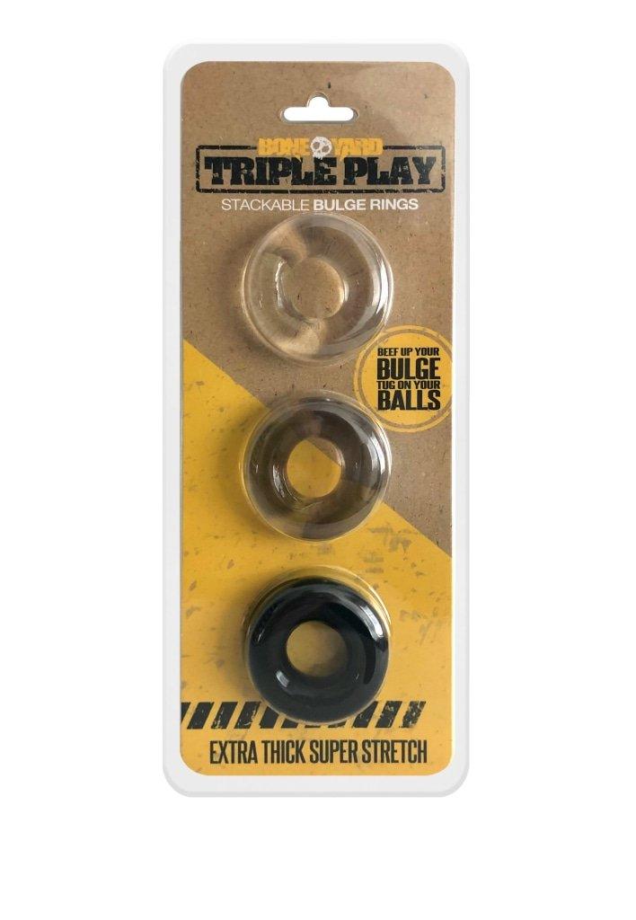 Triple Play Cock Ring - Adult Toys