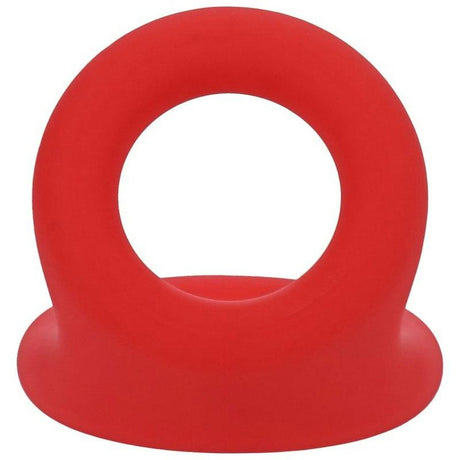 Uplift Silicone Cock Ring Crimson - Adult Toys