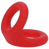Uplift Silicone Cock Ring Crimson - Adult Toys
