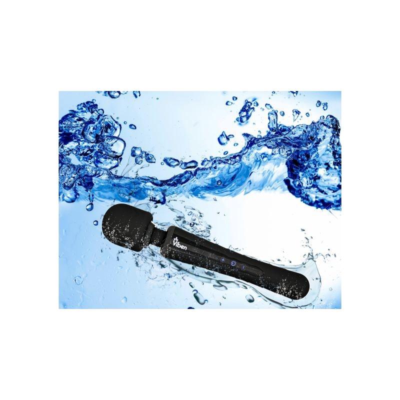 Viben Obsession Rechargeable Wand Massager Black - Adult Toys