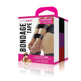 WhipSmart Bondage Tape 3 - Pack with Blindfold - BONDAGE - TOYS
