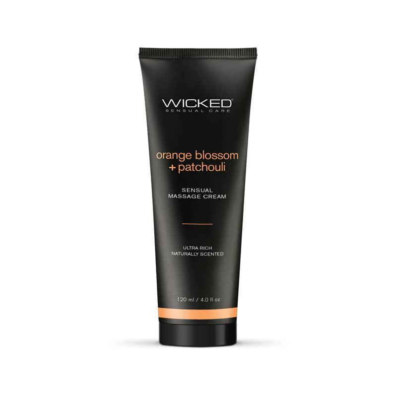 Wicked ORANGE BLOSSOM + PATCHOULI Sensual Massage Cream - LOTIONS & LUBES