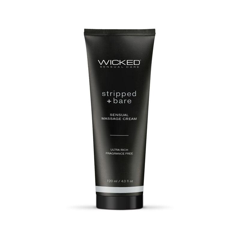 Wicked STRIPPED + BARE Sensual Massage Cream - LOTIONS & LUBES
