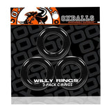 Willy Rings Black - Adult Toys