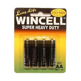 Wincell AA Super Heavy Duty Batteries – Long - Lasting Power Pack of 4 - BATTERIES