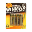 Winmax AA Super Alkaline Batteries – Long Lasting 4 Pack for Devices - BATTERIES