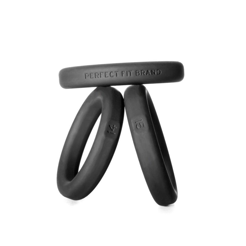 Xact-Fit Silicone Rings Medium 3 Ring Kit - Naughty by Nature Adult Store