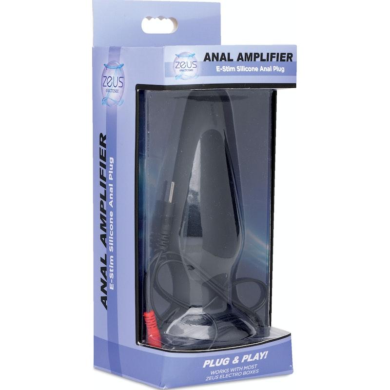 Zeus Anal Amplifier Silicone eStim Plug - Adult Toys