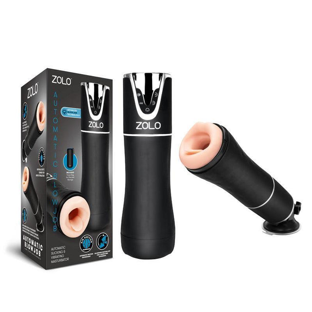 Zolo Automatic Blowjob Masturbator – USB Rechargeable Sucking Toy - MASTURBATORS