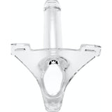Zoro Knight 6in Hollow Shaft Clear Strap On - Adult Toys