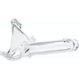 Zoro Knight 6in Hollow Shaft Clear Strap On - Adult Toys