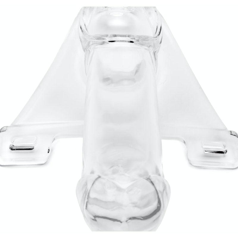 Zoro Knight 6in Hollow Shaft Clear Strap On - Adult Toys