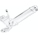 Zoro Knight 6in Hollow Shaft Clear Strap On - Adult Toys