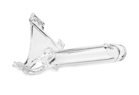 Zoro Knight 6in Hollow Shaft Clear Strap On - Adult Toys