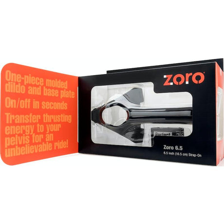 Zoro Strap-On 6.5in Black - Naughty by Nature Adult Store